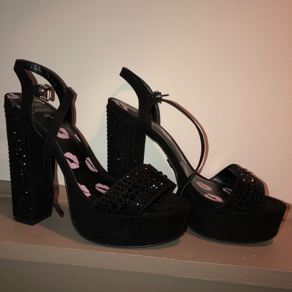 Juicy Couture Shoes - New in box juicy couture black platform shoes